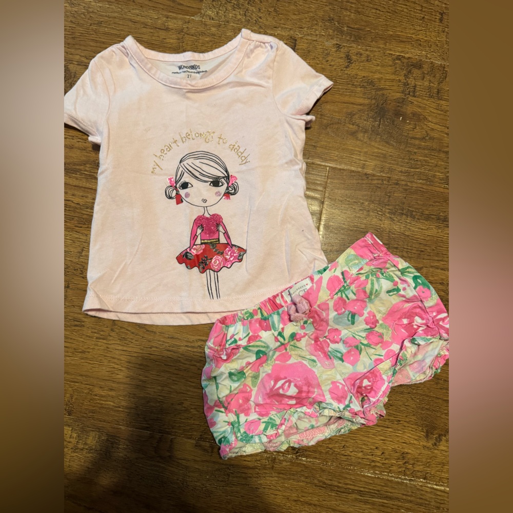 Girls 18-24 months 2T outfit - Picture 1 of 4